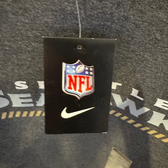 Nike NFL Gray Seattle Seahawks Crewneck Sweatshirt - Picture 8 of 9
